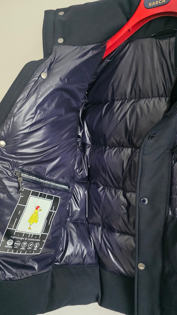 Lufian Genıous Lacivert Kaz Tüyü Mont Erkek - Görsel 3