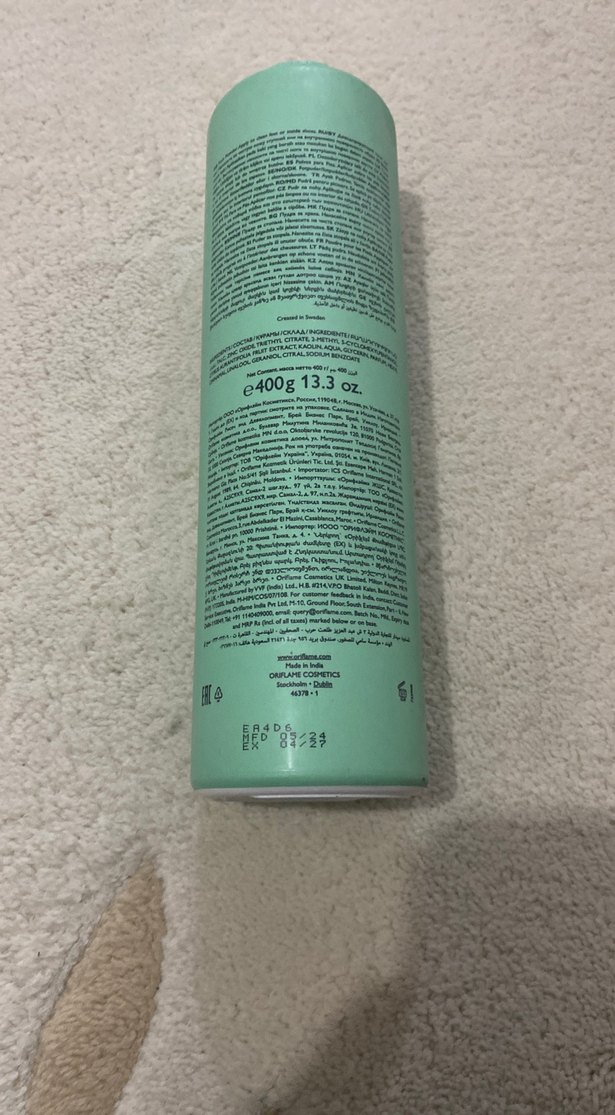 Oriflame Feet Up Ayak Pudrası 
Büyük boy 400ml- - Görsel 2