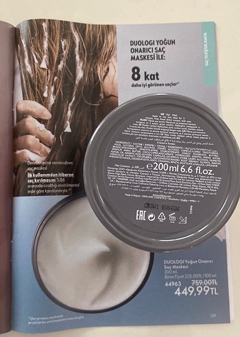 Duologi Yoğun Onarıcı Saç Maskesi - Görsel 4