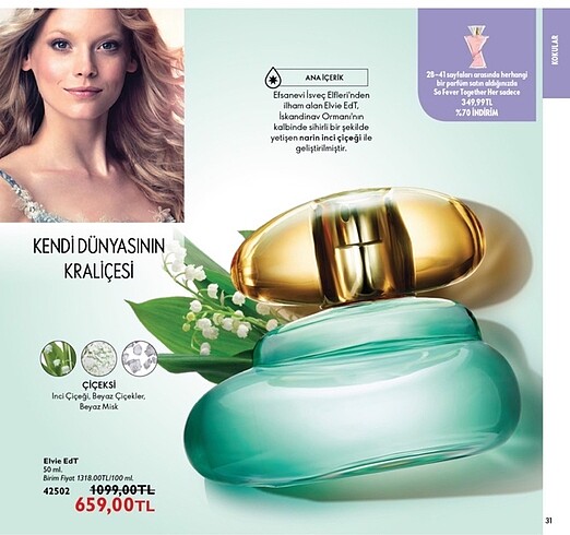 Elvie oriflame parfüm