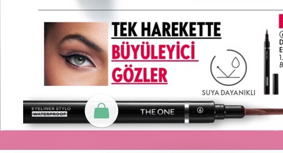 Oriflame The one sıya dayanıklı kalem eyelıner kahverengi