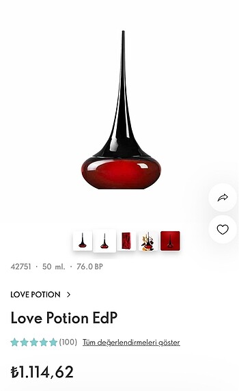  Beden Love potıon edp