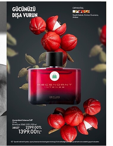 Ascendant ıntense EDP erkek parfümü