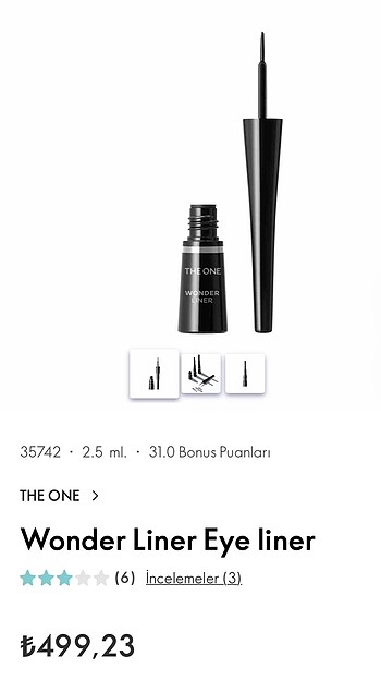 Oriflame Wonder lıner Eye lıner