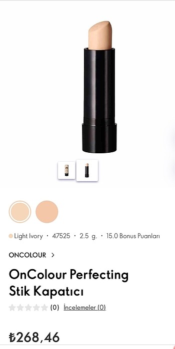 Beden Renk On color stık kapatıcı