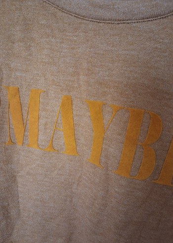 Levis Sarı Baskılı Kadın Triko Sweatshirt