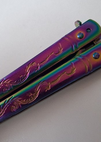 Renkli Kelebek Bıçağı - Görsel 4