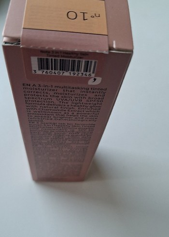 Note Cosmetics 3 in 1 Healthy Skin BB Krem 10 Medium - Görsel 7