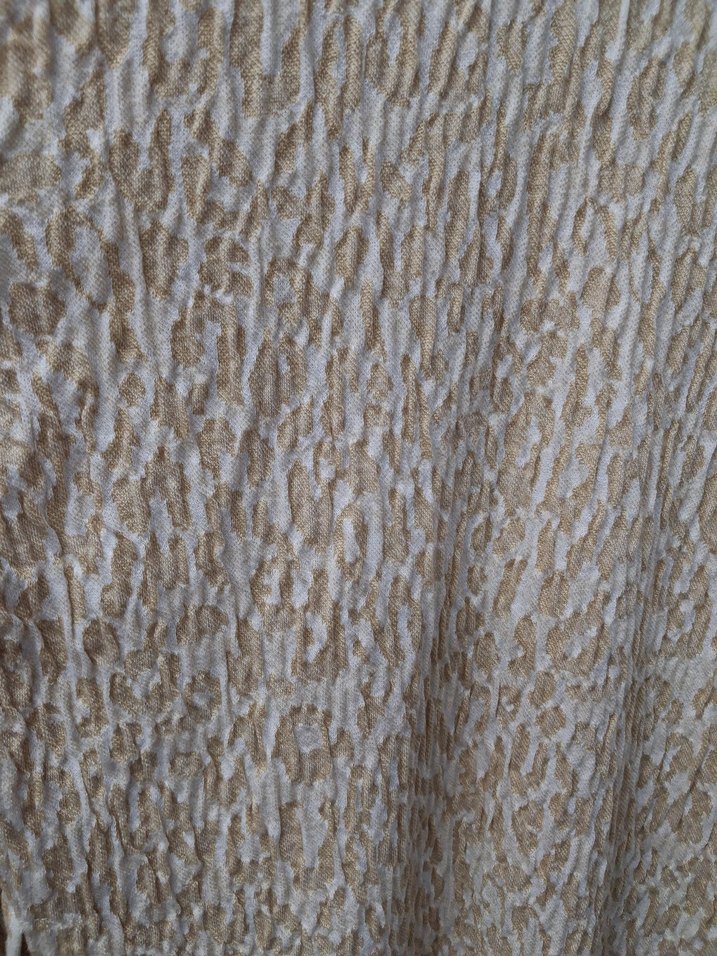 Bej Kadın Keten Piliseli Uzun Kollu Kazak - Görsel 4