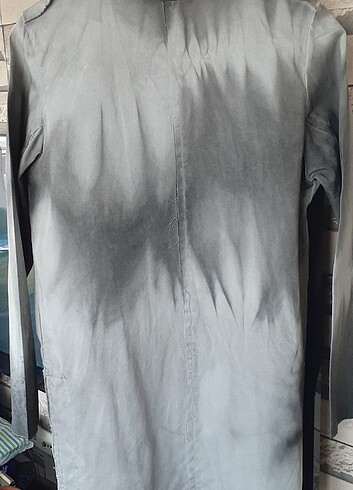 Baskılı Trençkot - Görsel 9