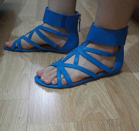 Nine West Mavi Sandalet