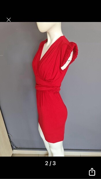 Sarar Sarar Kırmızı Elbise