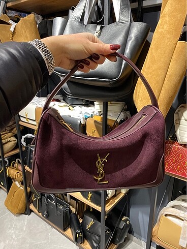 Yves saint laurent süet çanta