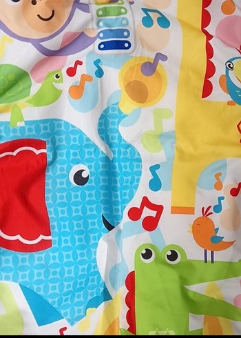 Renkli Desenli Bebek Oyun Halısı