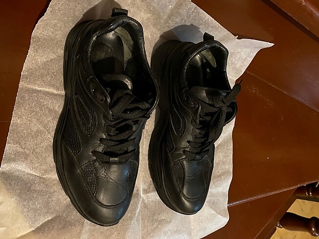 38 Beden siyah Renk Nine West Stely Siyah Sneakers