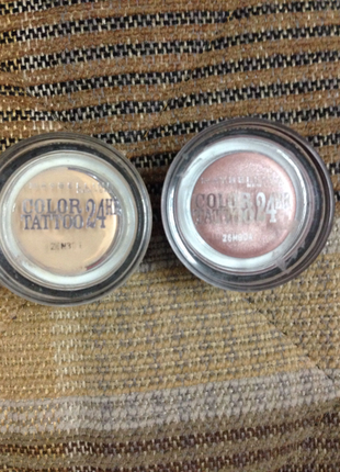 Maybelline color tattoo pink gold ve creme de nude rengi
