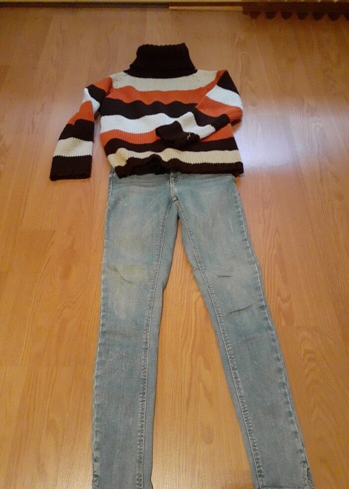 Dar paça jean - Görsel 2