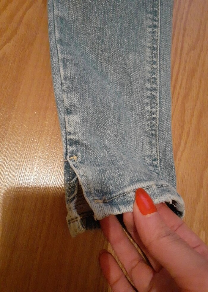 Dar paça jean - Görsel 5