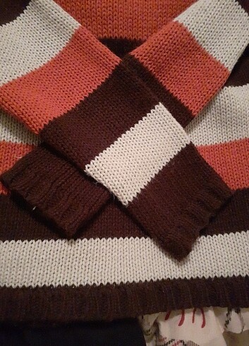 Vintage yün kazak - Görsel 6