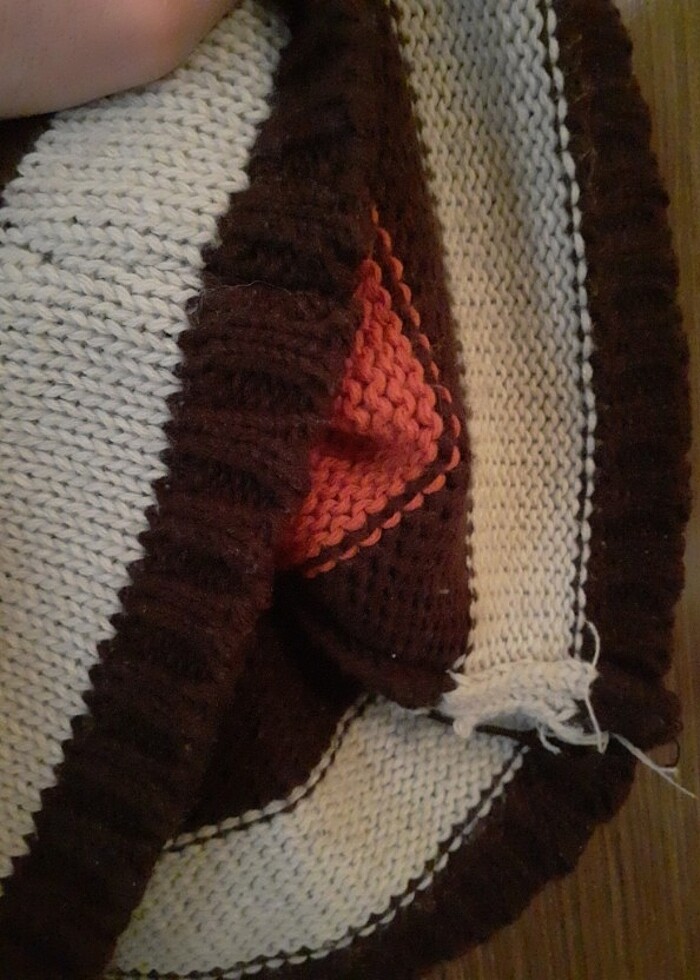 Vintage yün kazak - Görsel 4