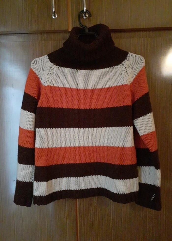 Vintage yün kazak - Görsel 2