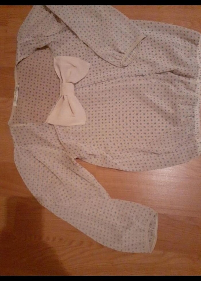 Fiyonklu şifon bluz - Görsel 5