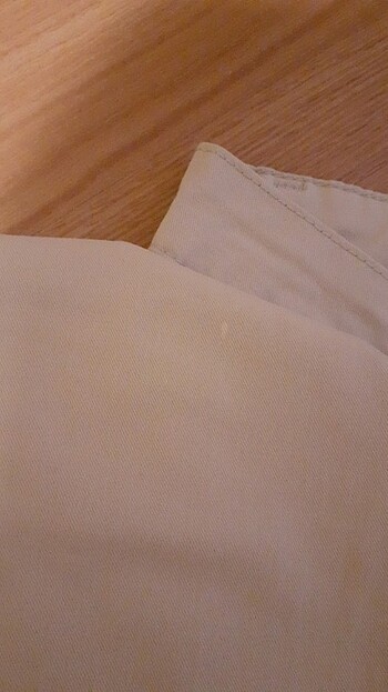 Bej pamuklu jean - Görsel 3