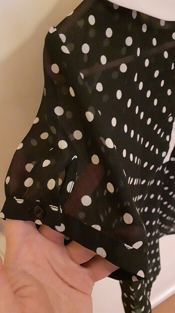 Vintage bebe yaka bluz - Görsel 5