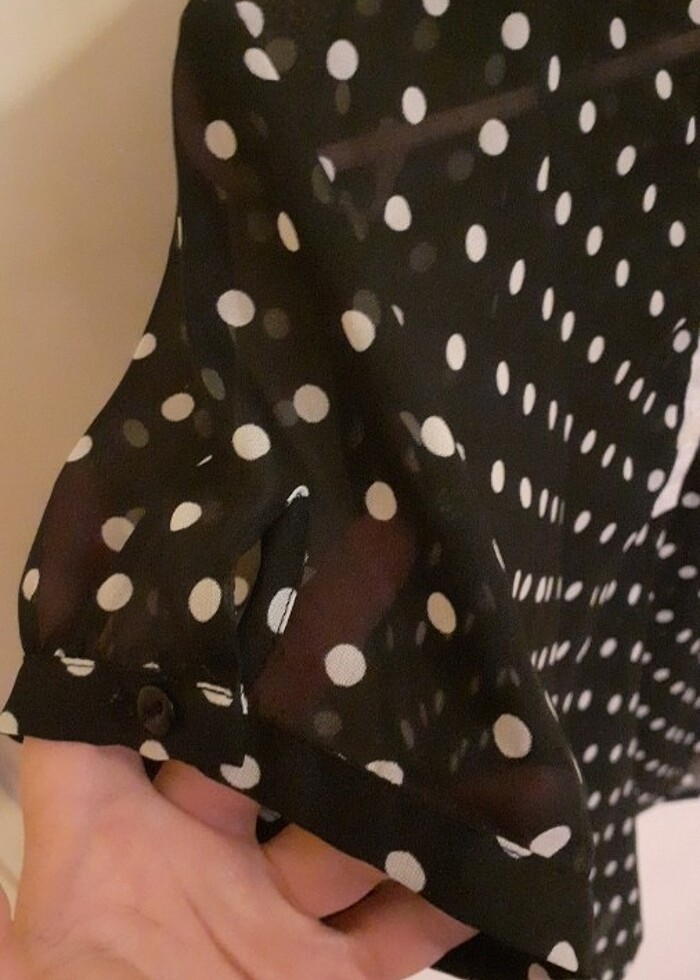 Vintage bebe yaka bluz - Görsel 5