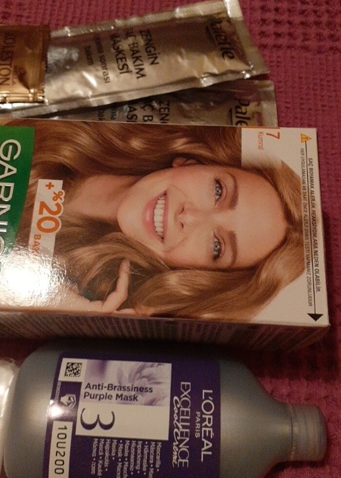 Saç boya bakım seti - Görsel 2