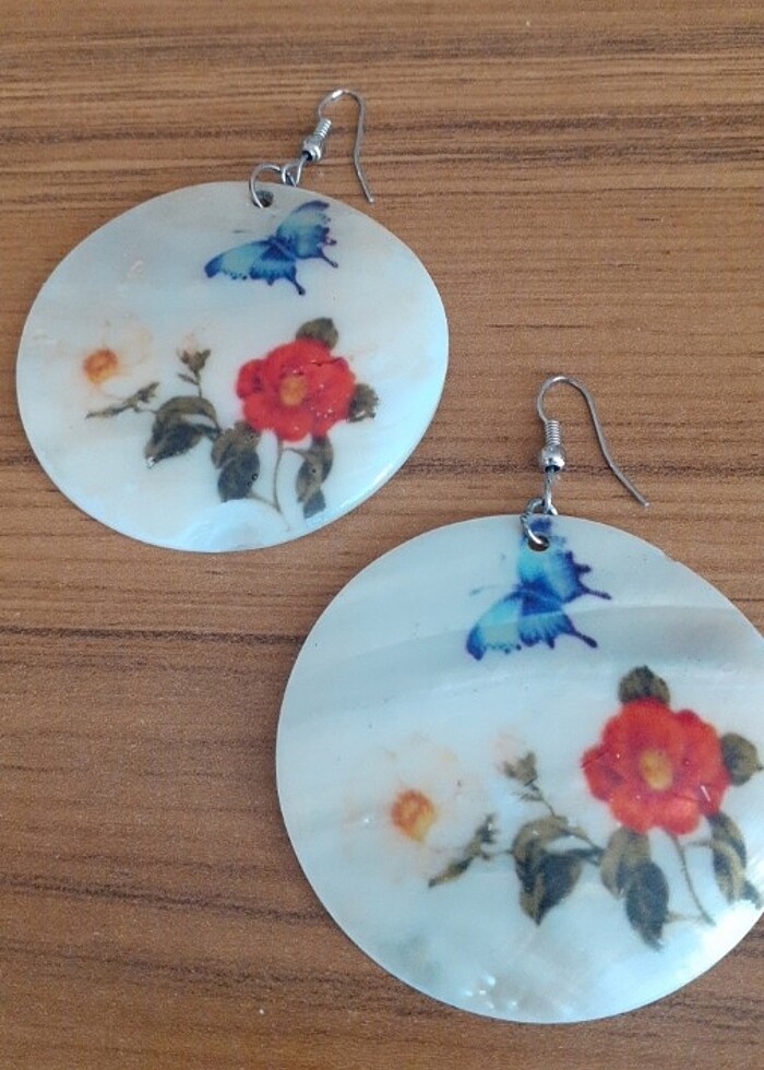 Vintage küpe - Görsel 2