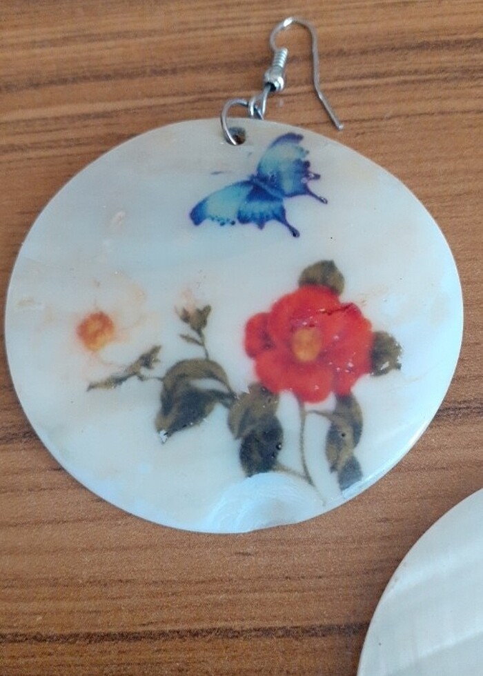 Vintage küpe - Görsel 3