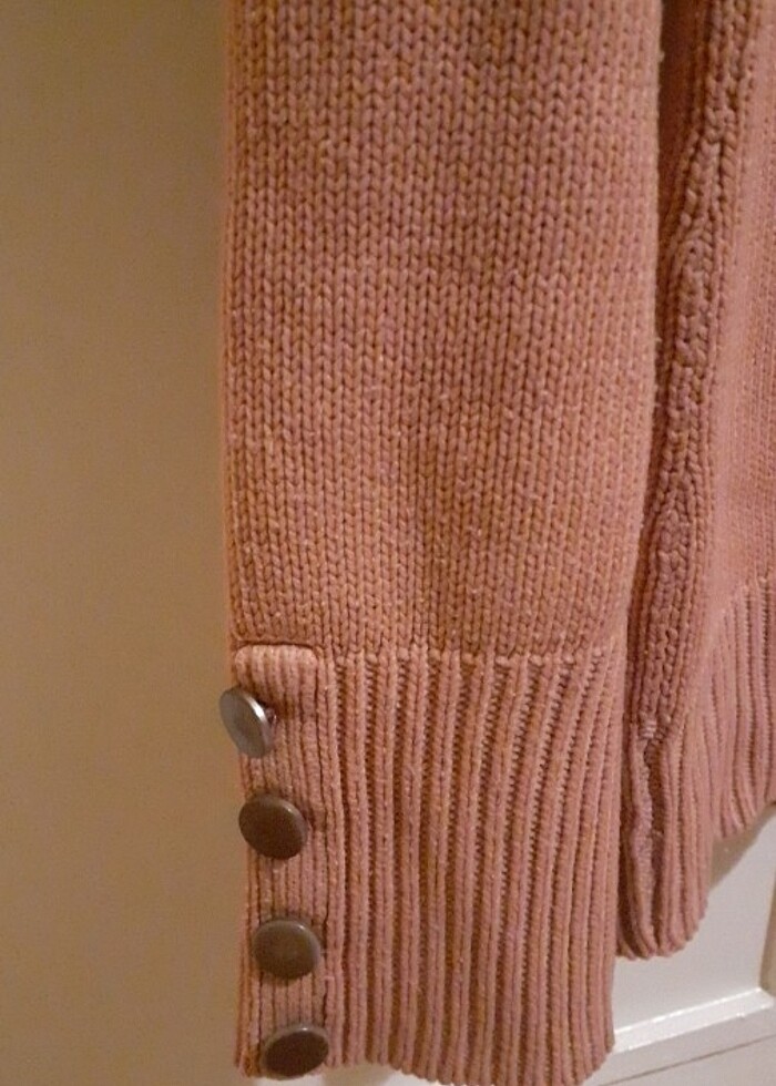 Gül kurusu pembe kazak - Görsel 4