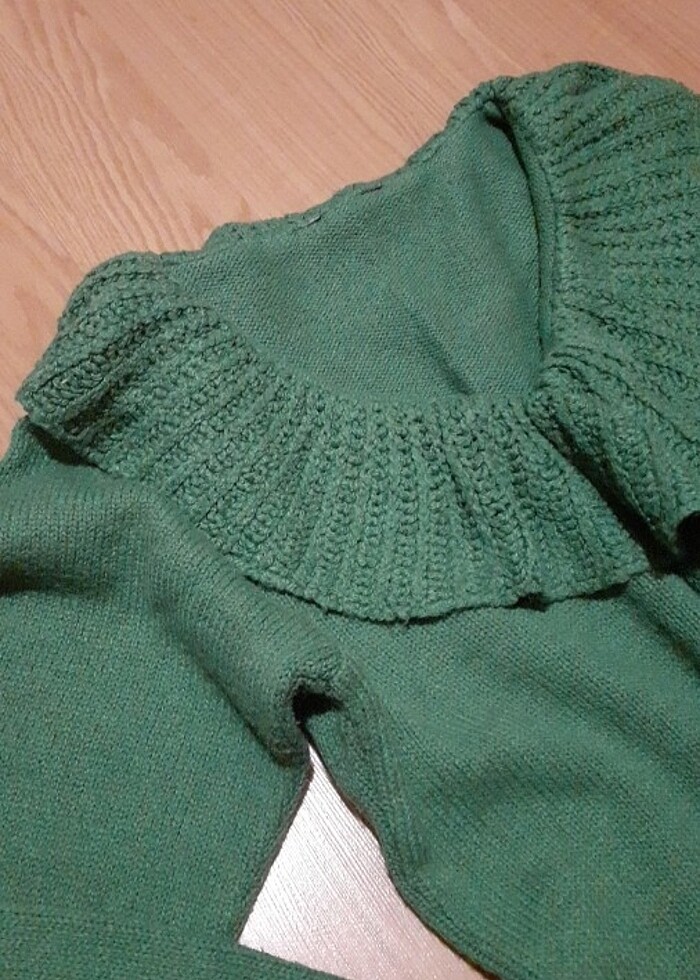 Vintage yün kazak - Görsel 3