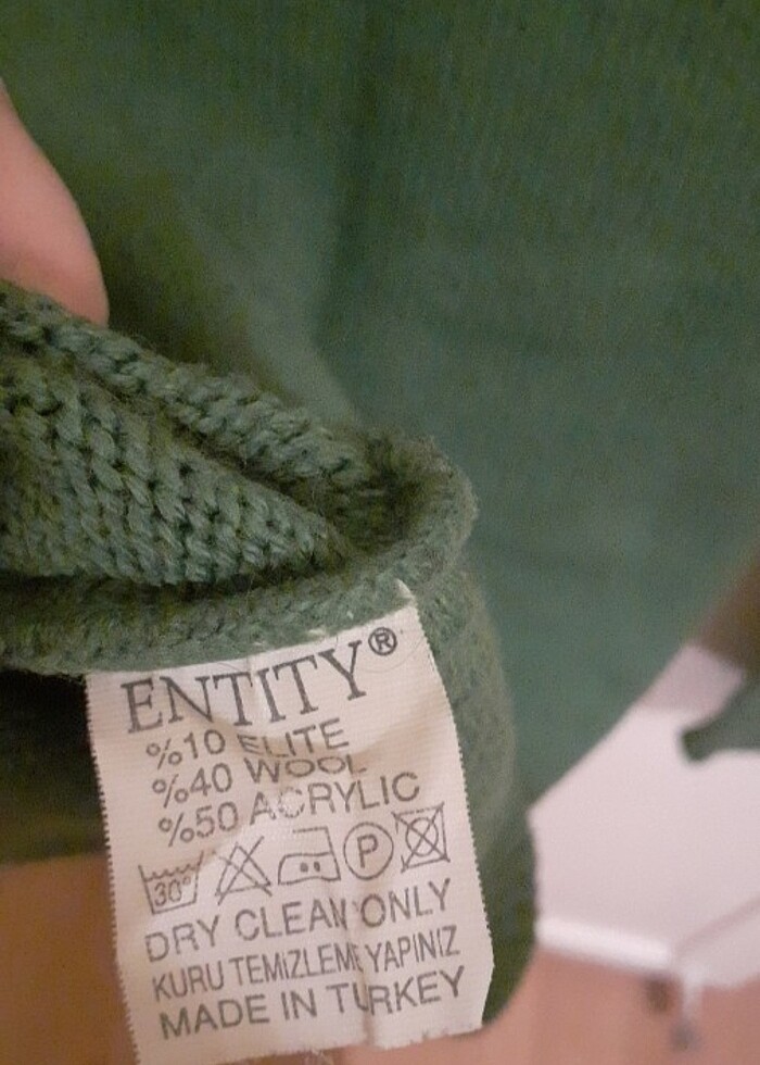 Vintage yün kazak - Görsel 5