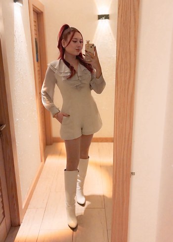 Mint yeşili tulum - Görsel 3