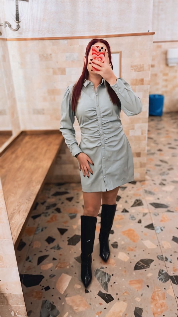 deri  elbise - Görsel 3