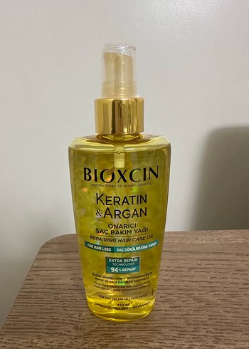 Bioxcin Keratin & Argan Onarıcı Saç Bakım Yağı 100 ml - Görsel 2