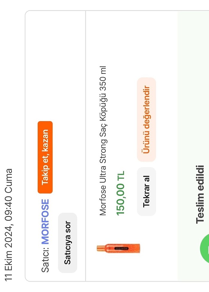 Morfose saç köpüğü - Görsel 2