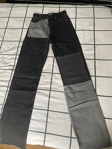 3 renk straight jean