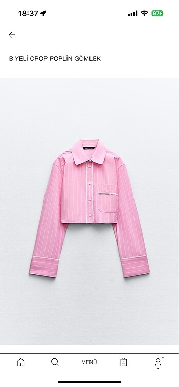 Zara pembe takım