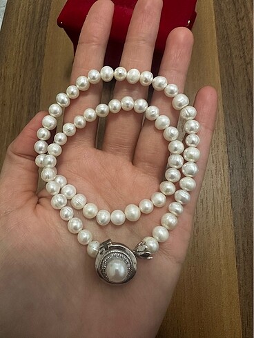 Gerçek İnci Kolye - Görsel 6