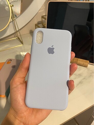 Bebe mavi iphone x ve xs uyumlu telefon kılıfı