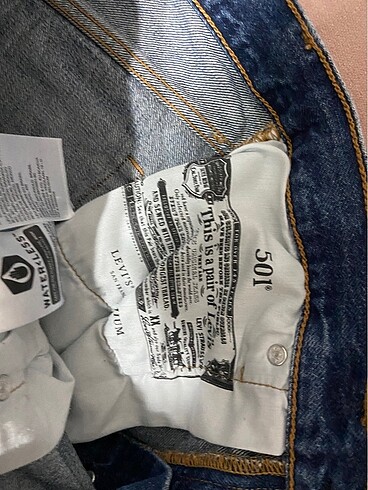 29 Beden mavi Renk Levis mini jean kot şort