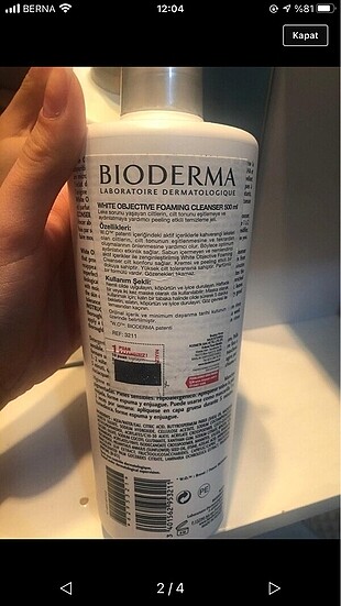 Bioderma Bioderma yüz yıkama jeli