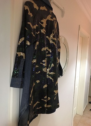 Diğer Çok tarz denim trençkot