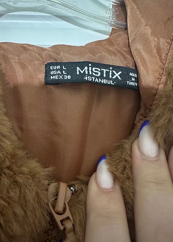 Kahverengi Kapüşonlu Kadın suni Kürk - Görsel 3