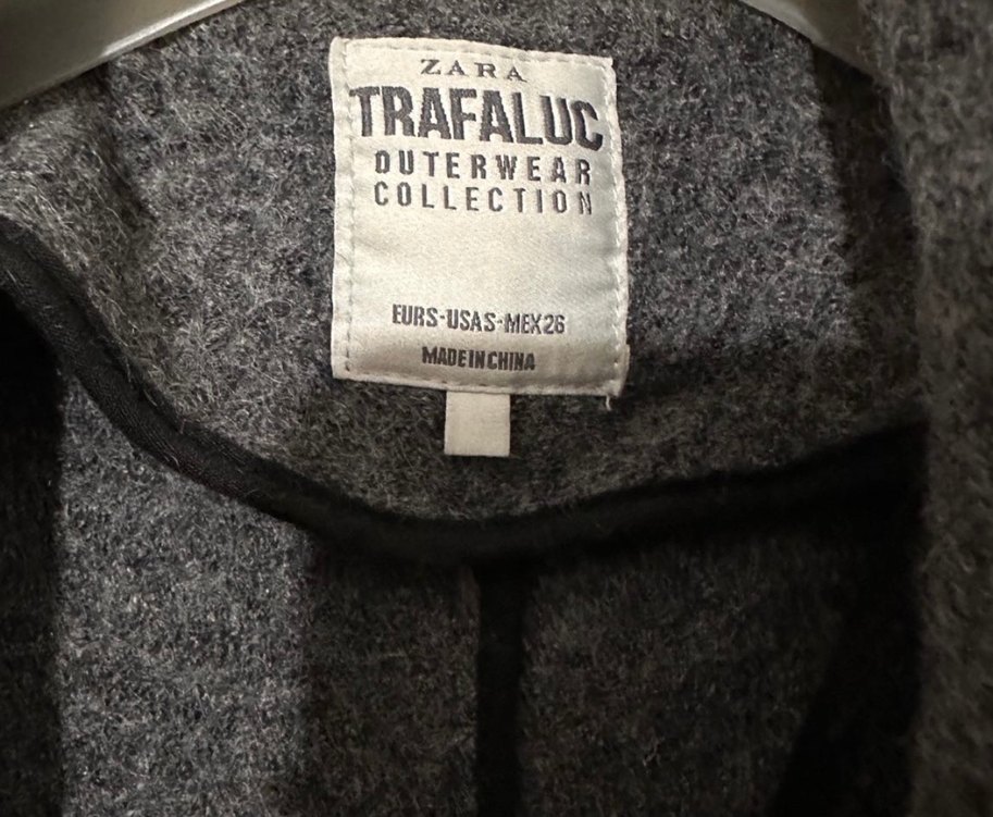 Gri Uzun Kadın Kaban - Görsel 3