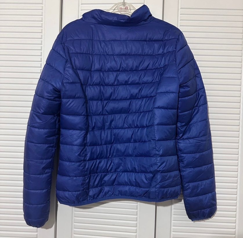 Kadın Lacivert şişme Mont - Görsel 2