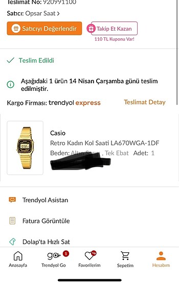 Beden Casio saat
